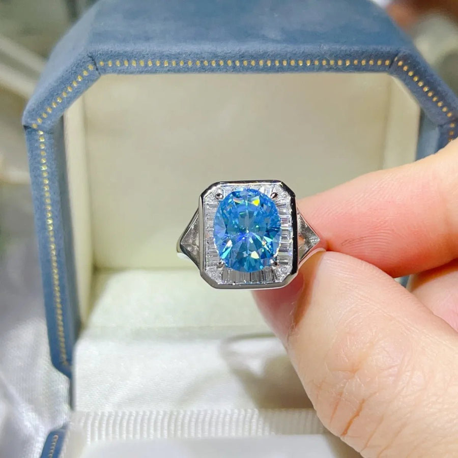 3 Carat Moissanite Square Ring - Coolpeacock