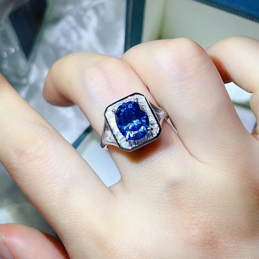 3 Carat Moissanite Square Ring - Coolpeacock