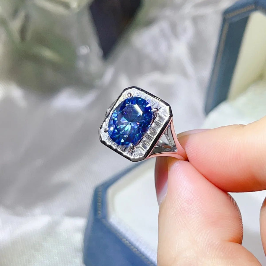3 Carat Moissanite Square Ring - Coolpeacock