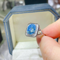 3 Carat Moissanite Square Ring - Coolpeacock