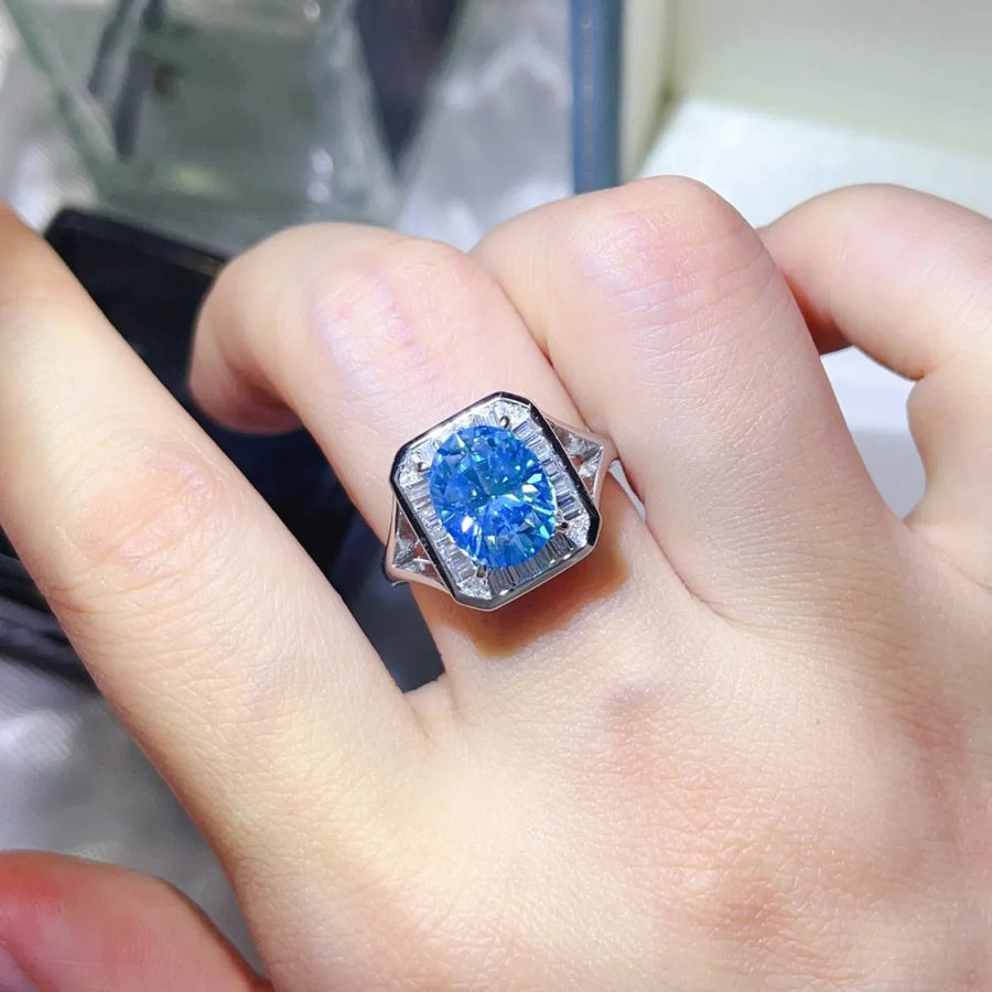 3 Carat Moissanite Square Ring - Coolpeacock