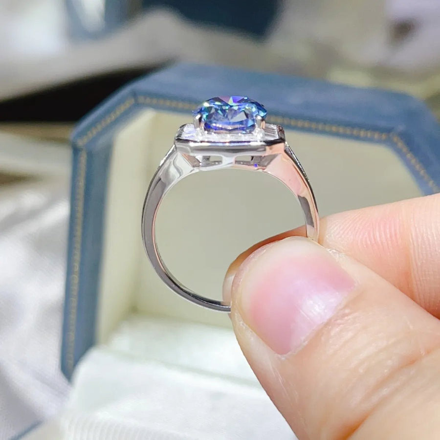 3 Carat Moissanite Square Ring - Coolpeacock