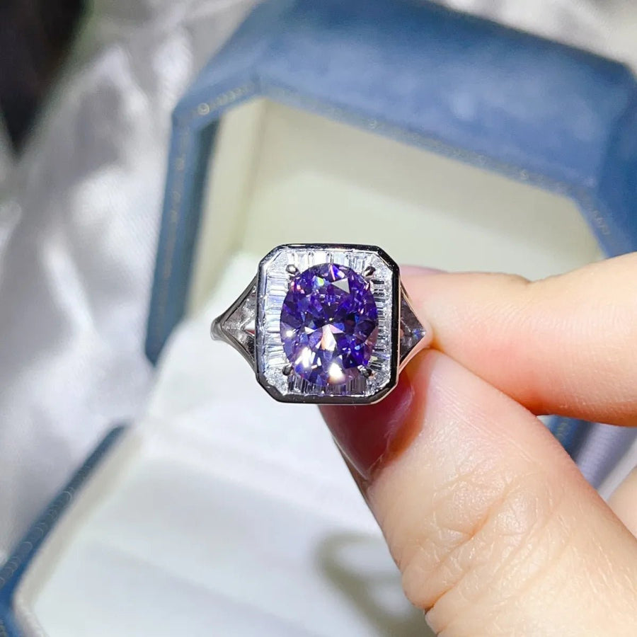 3 Carat Moissanite Square Ring - Coolpeacock