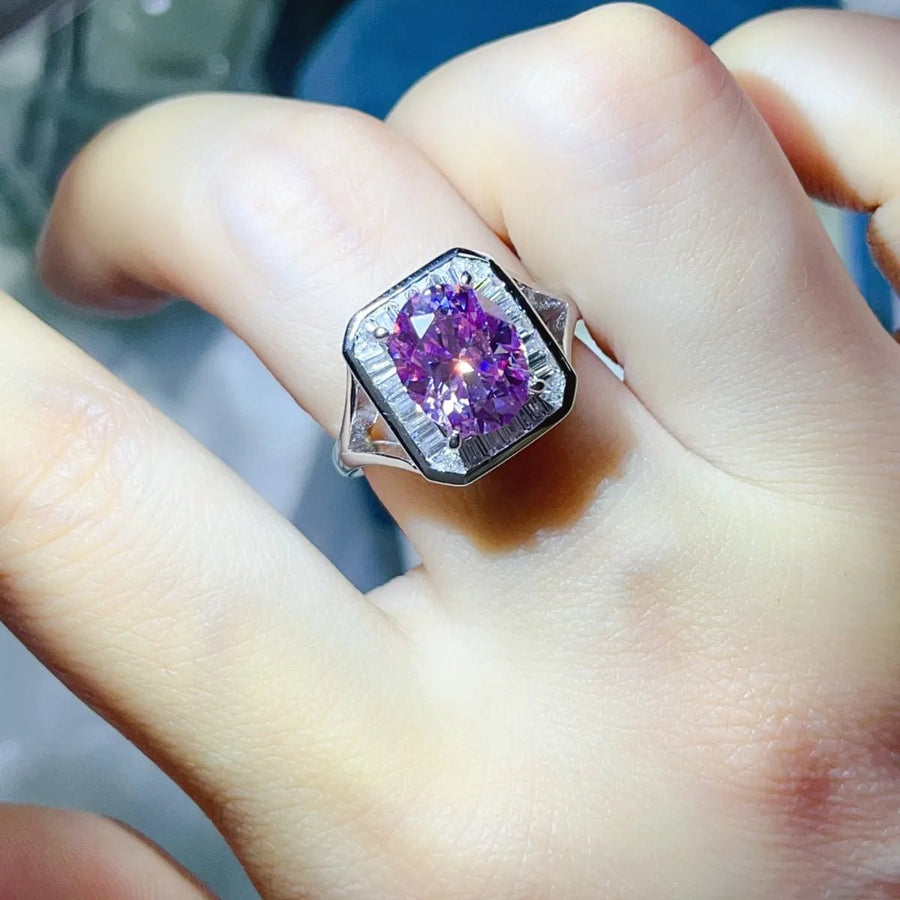 3 Carat Moissanite Square Ring - Coolpeacock