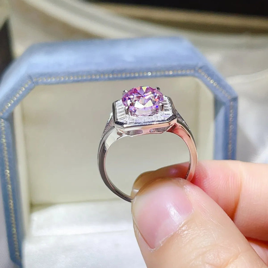 3 Carat Moissanite Square Ring - Coolpeacock