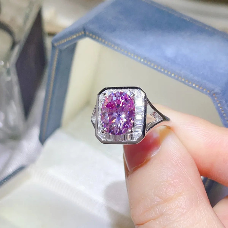 3 Carat Moissanite Square Ring - Coolpeacock