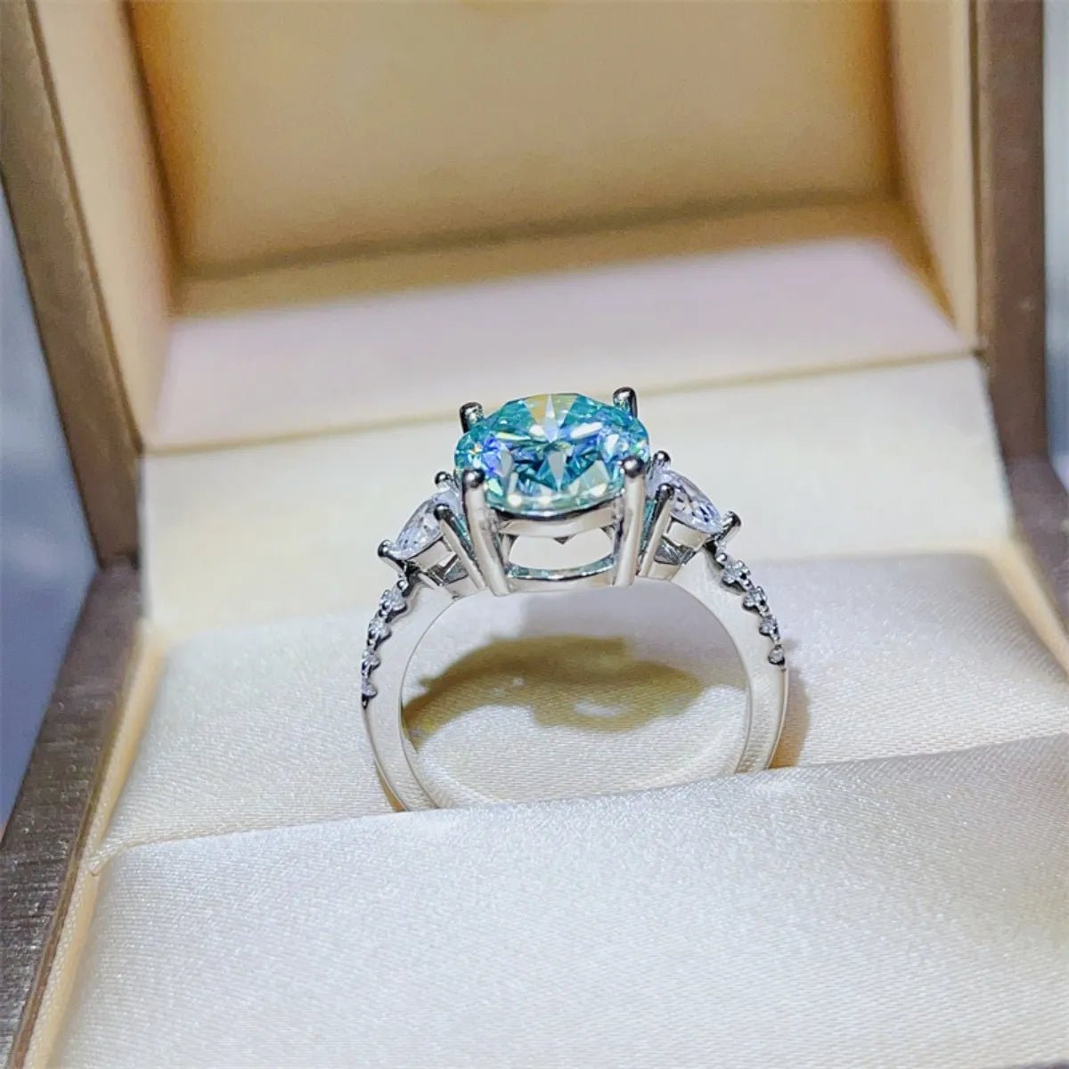 5 Carat Moissanite 925 Sterling Silver Ring - Coolpeacock