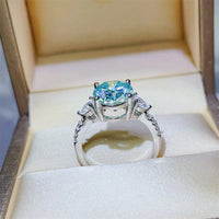 5 Carat Moissanite 925 Sterling Silver Ring - Coolpeacock