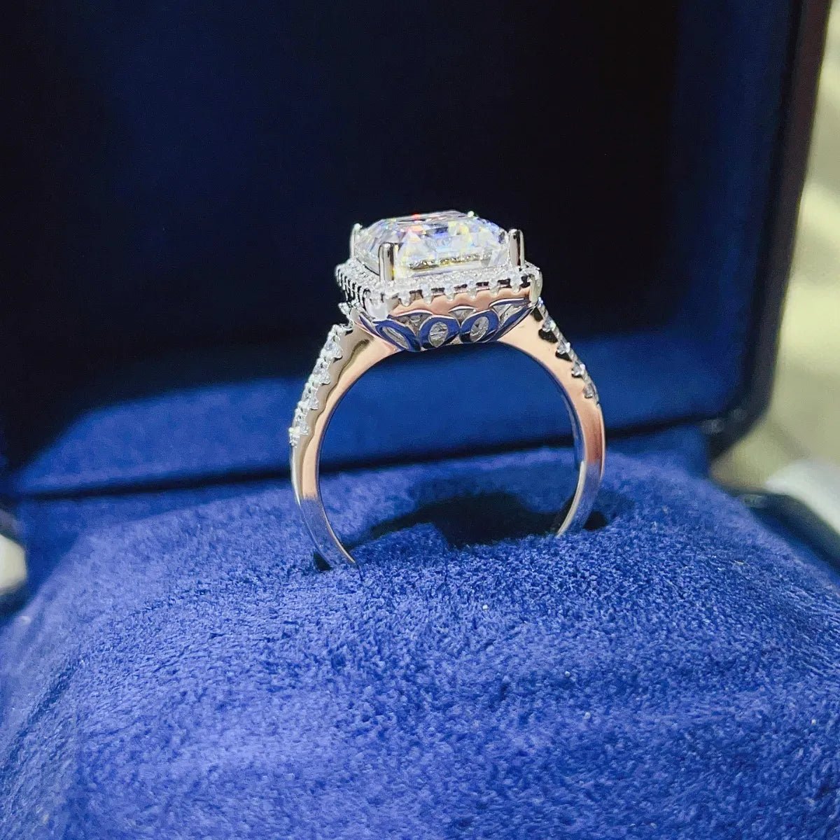 5 Carat Moissanite 925 Sterling Silver Ring - Coolpeacock
