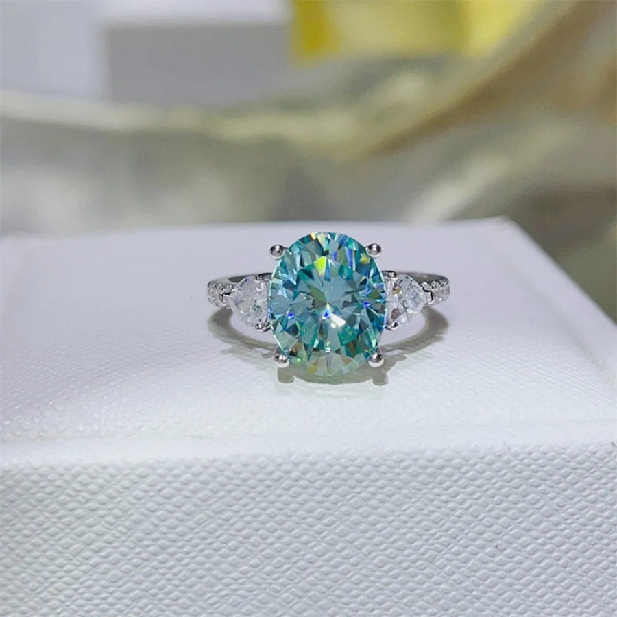 5 Carat Moissanite 925 Sterling Silver Ring - Coolpeacock