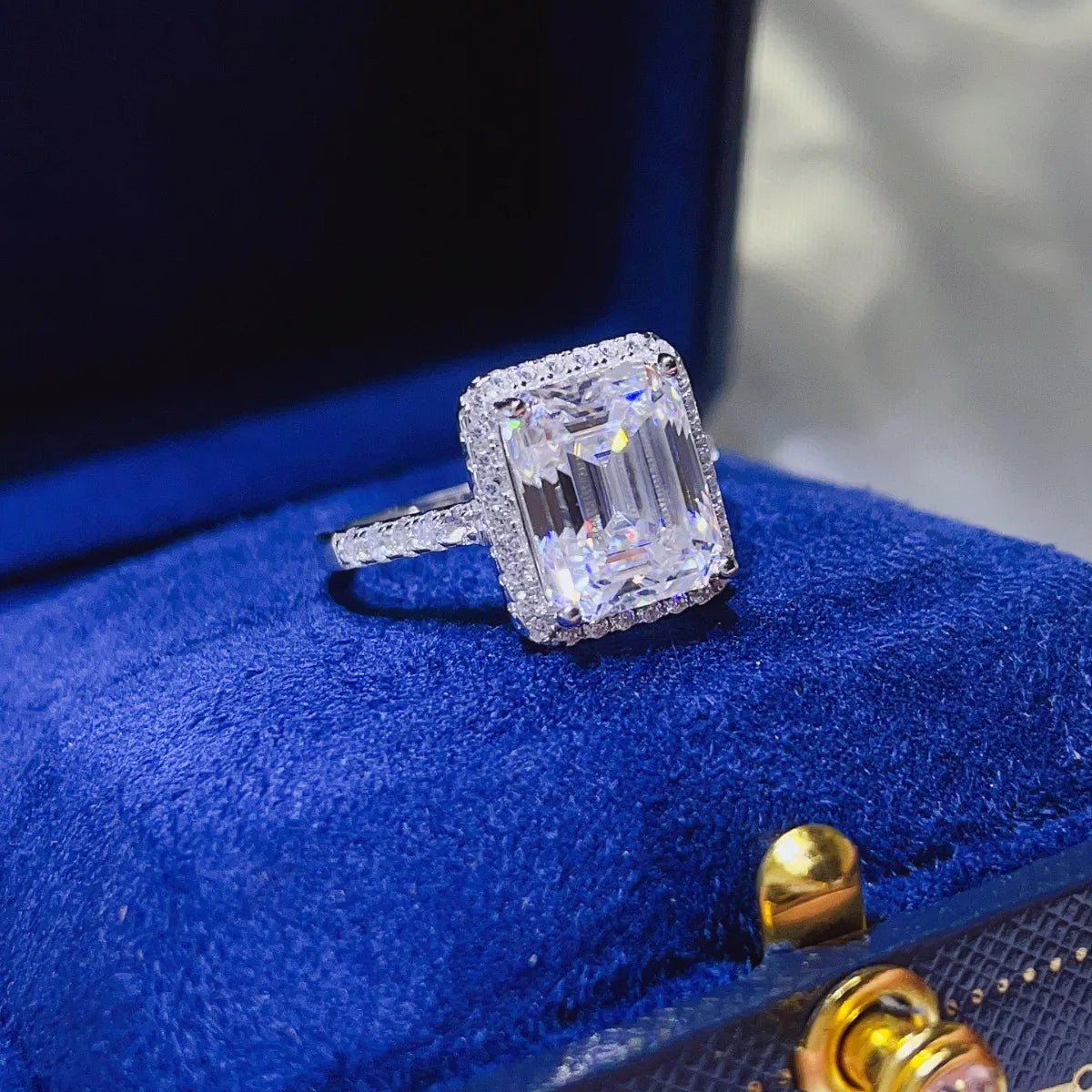 5 Carat Moissanite 925 Sterling Silver Ring - Coolpeacock