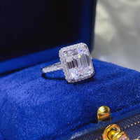5 Carat Moissanite 925 Sterling Silver Ring - Coolpeacock