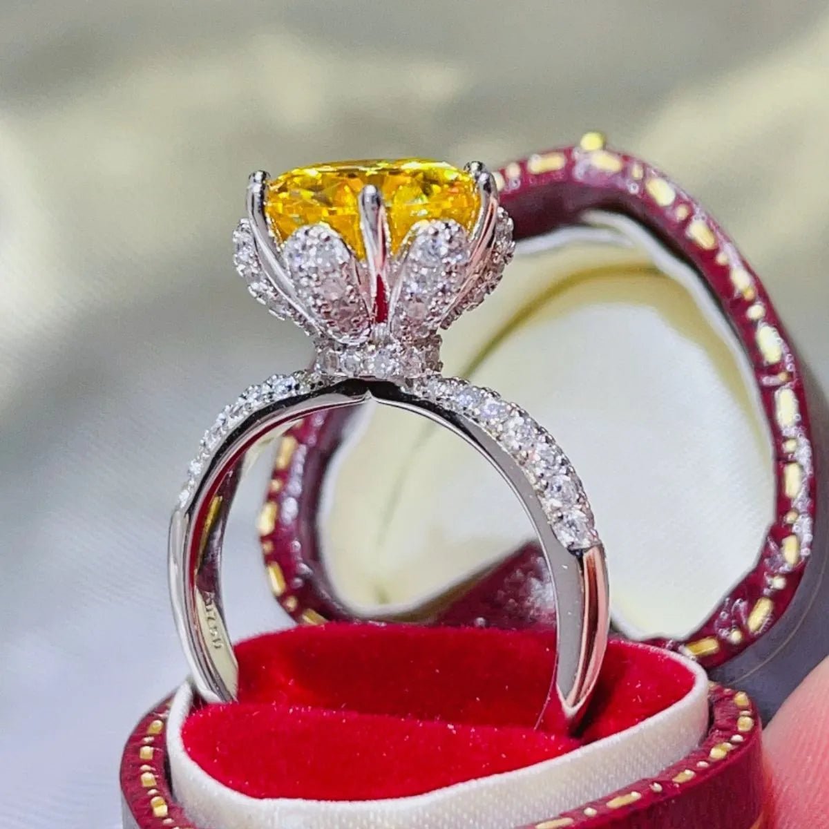 5 Carat Moissanite 925 Sterling Silver Ring - Coolpeacock