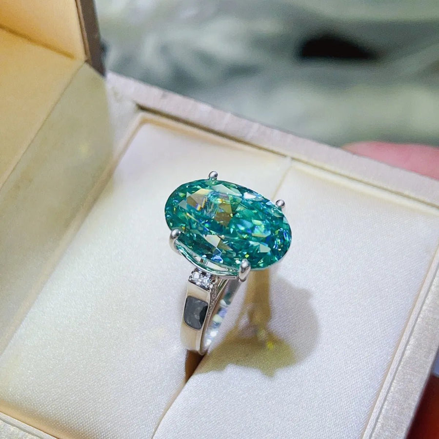 5 Carat Moissanite 925 Sterling Silver Ring - Coolpeacock