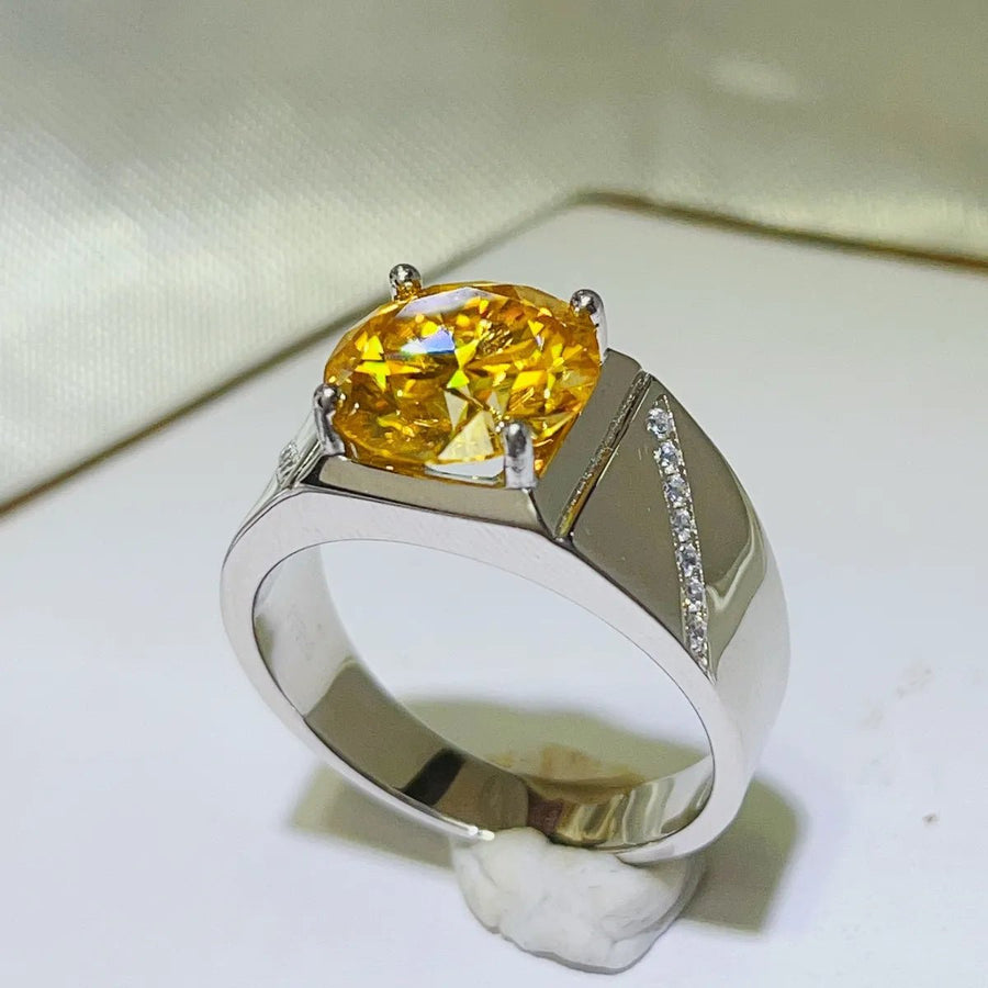 5 Carat Moissanite 925 Sterling Silver Ring - Coolpeacock