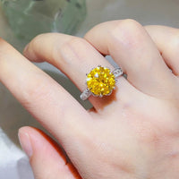 5 Carat Moissanite 925 Sterling Silver Ring - Coolpeacock