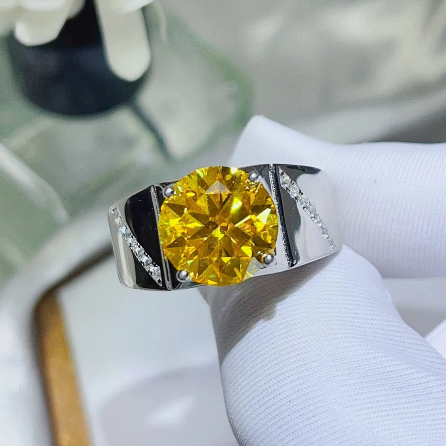 5 Carat Moissanite 925 Sterling Silver Ring - Coolpeacock