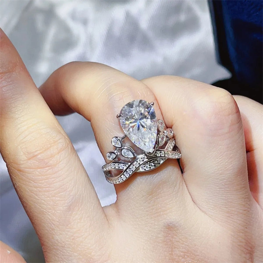 5 Carat Moissanite 925 Sterling Silver Ring - Coolpeacock