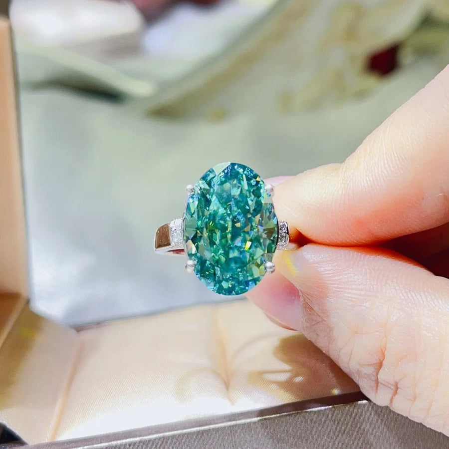 5 Carat Moissanite 925 Sterling Silver Ring - Coolpeacock