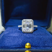 5 Carat Moissanite 925 Sterling Silver Ring - Coolpeacock