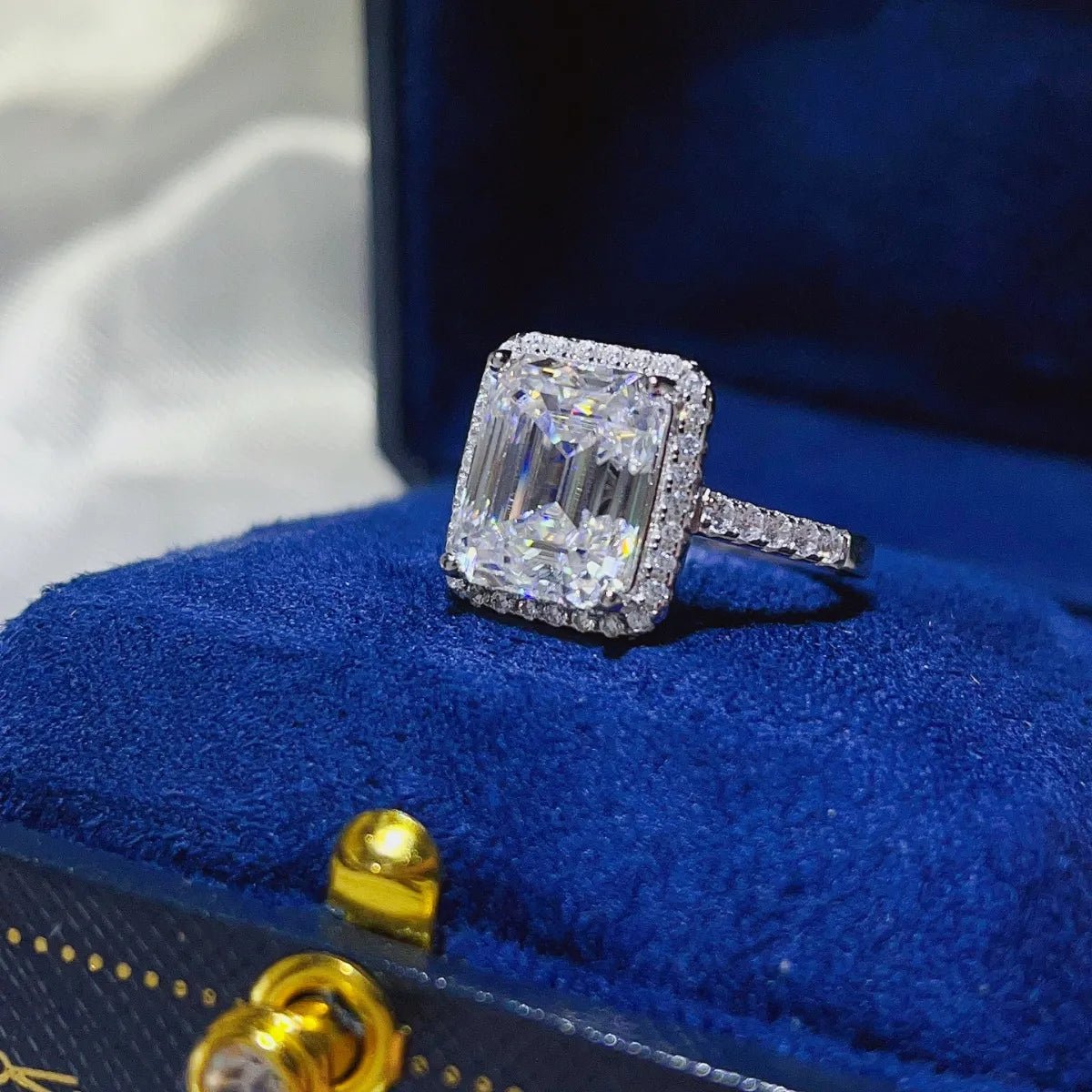 5 Carat Moissanite 925 Sterling Silver Ring - Coolpeacock