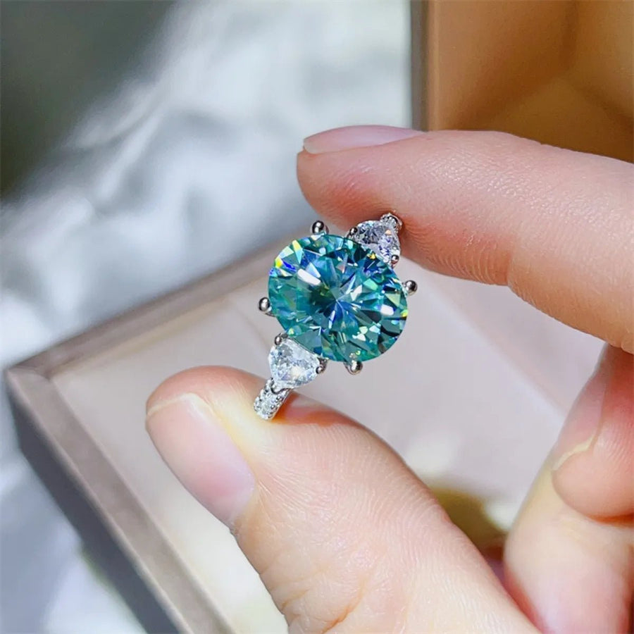5 Carat Moissanite 925 Sterling Silver Ring - Coolpeacock