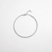 925 Sterling Silver Inlaid Zircon Bracelet - Coolpeacock