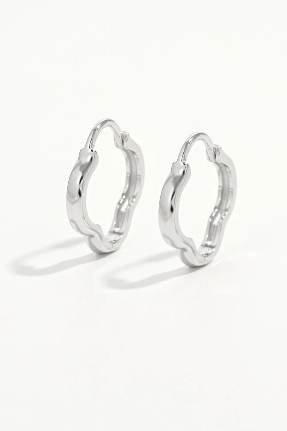 925 Sterling Silver Inlaid Zircon Earrings - Coolpeacock