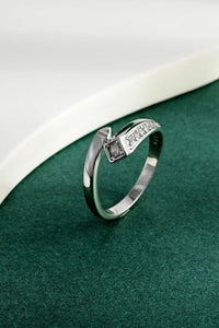 925 Sterling Silver Inlaid Zircon Ring - Coolpeacock