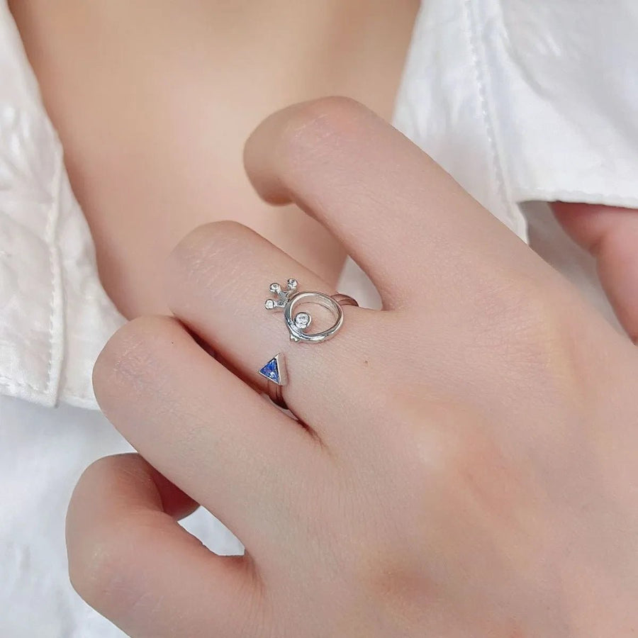 925 Sterling Silver Inlaid Zircon Ring - Coolpeacock