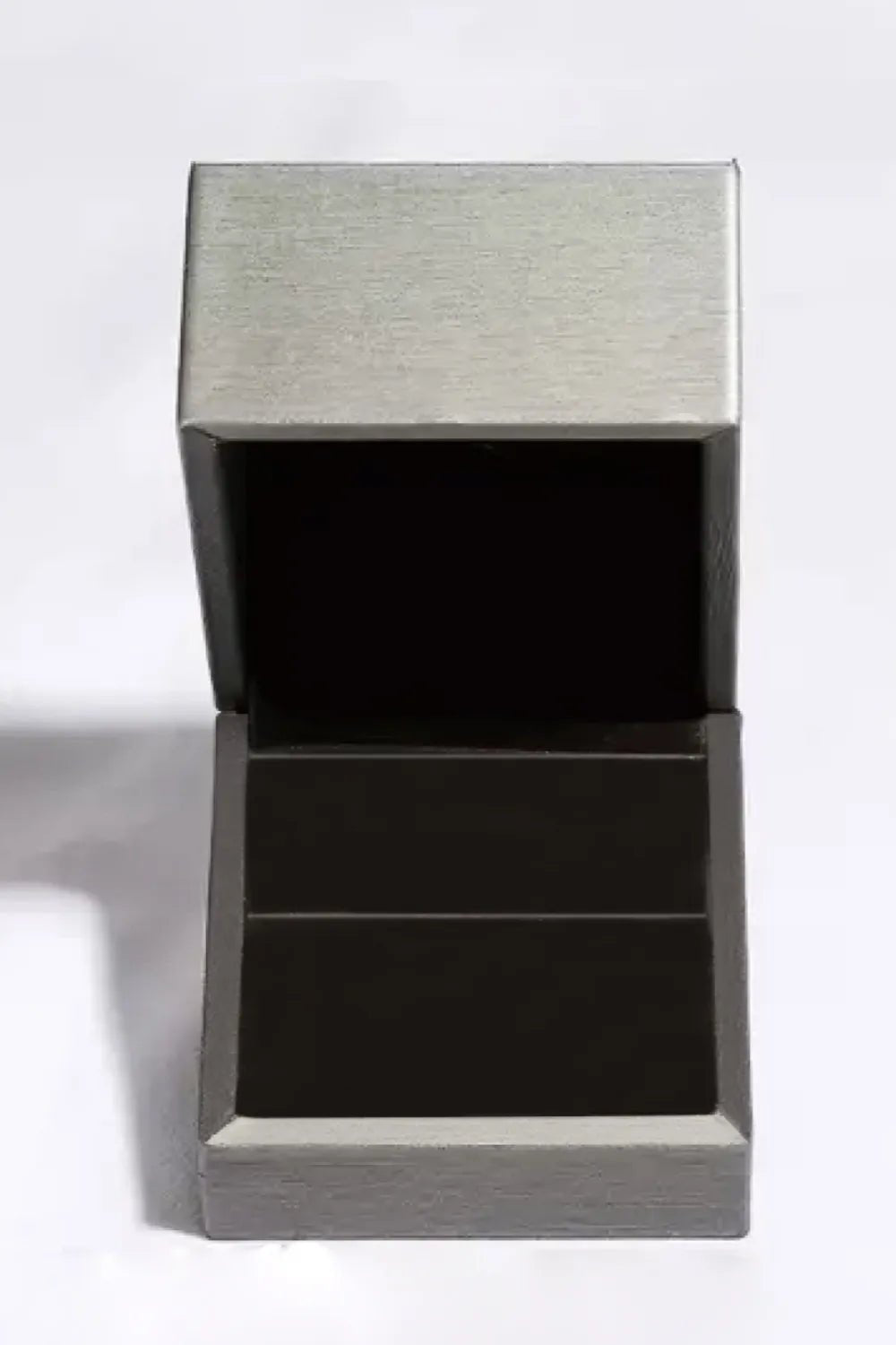 925 Sterling Silver Inlaid Zircon Square Ring - Coolpeacock