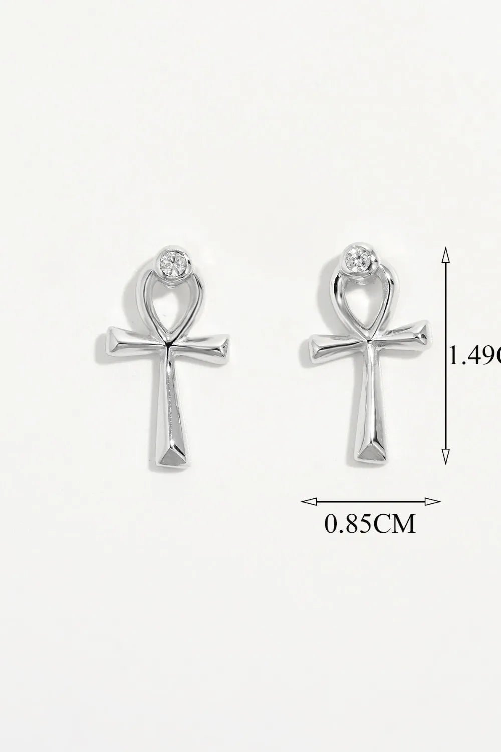 925 Sterling Silver Inland Zircon Earrings - Coolpeacock