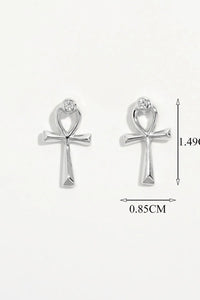 925 Sterling Silver Inland Zircon Earrings - Coolpeacock