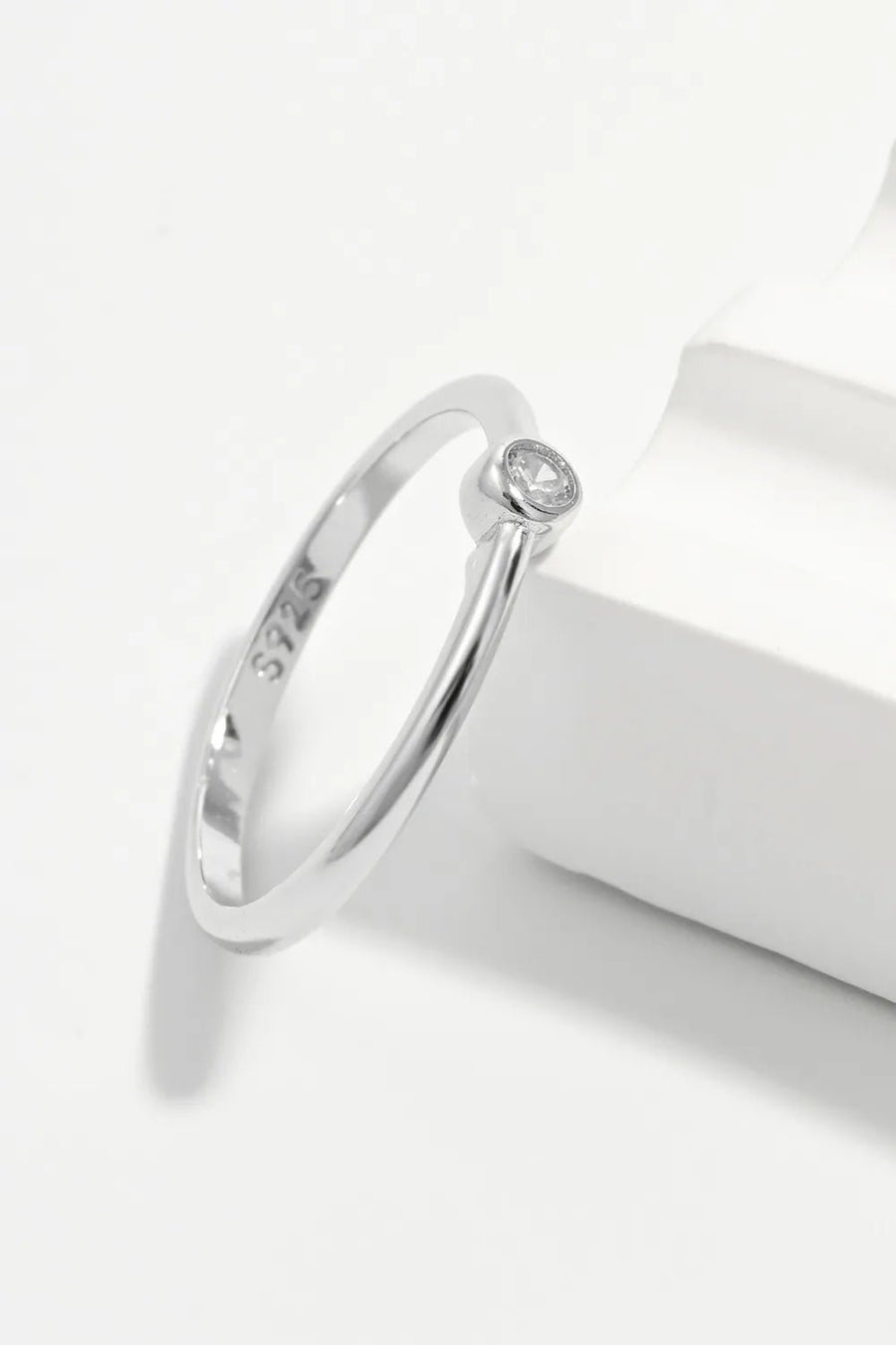 925 Sterling Silver Inland Zircon Ring - Coolpeacock