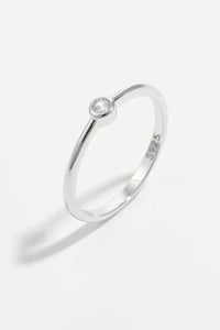 925 Sterling Silver Inland Zircon Ring - Coolpeacock