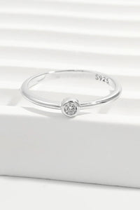 925 Sterling Silver Inland Zircon Ring - Coolpeacock