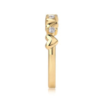 925 Sterling Silver Moissanite Heart Ring - Coolpeacock