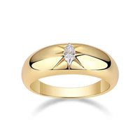 925 Sterling Silver Moissanite Ring - Coolpeacock