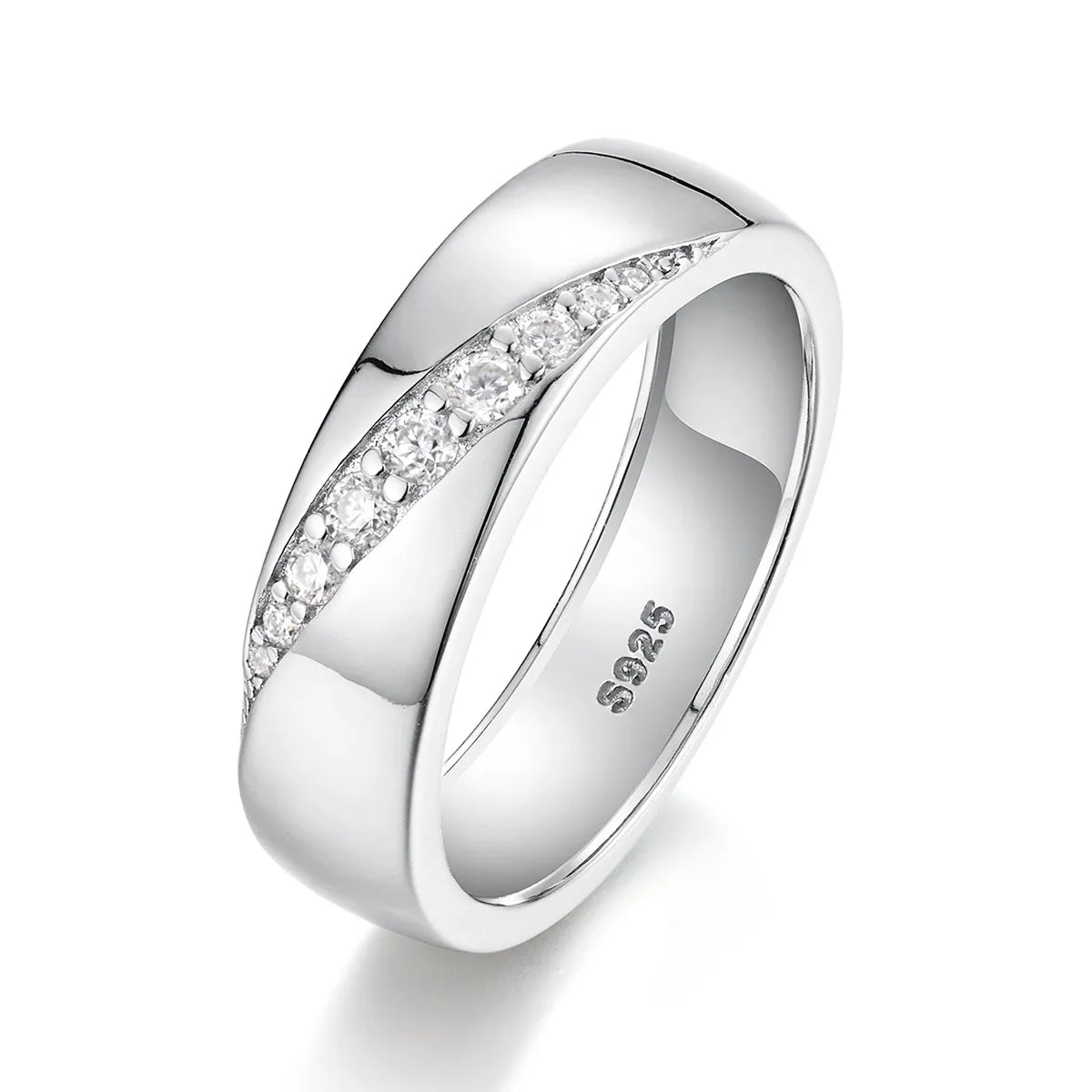 925 Sterling Silver Moissanite Ring - Coolpeacock