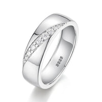 925 Sterling Silver Moissanite Ring - Coolpeacock