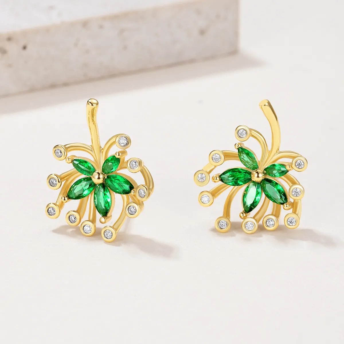 925 Sterling Silver Moissanite Stud Earrings - Coolpeacock