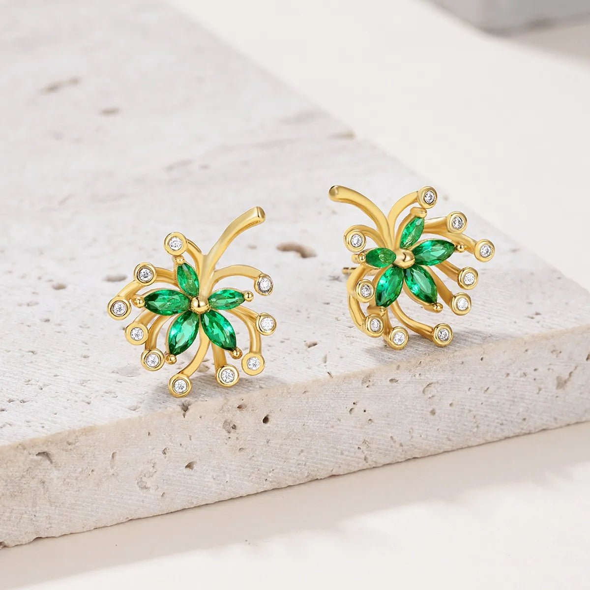 925 Sterling Silver Moissanite Stud Earrings - Coolpeacock
