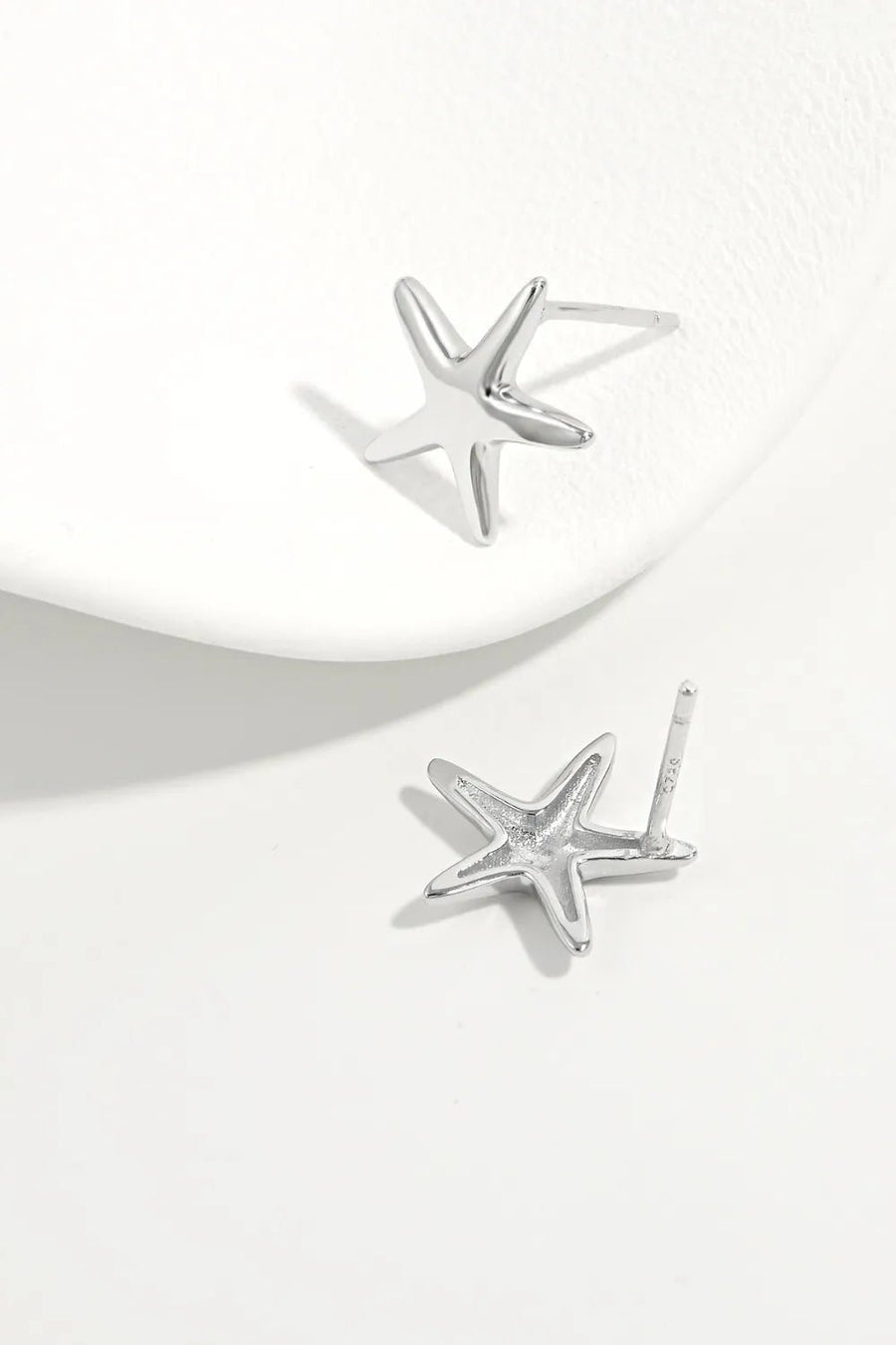 925 Sterling Silver Star Stud Earrings - Coolpeacock