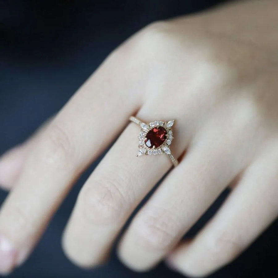 925 Sterling Silver Zircon Ring - Coolpeacock