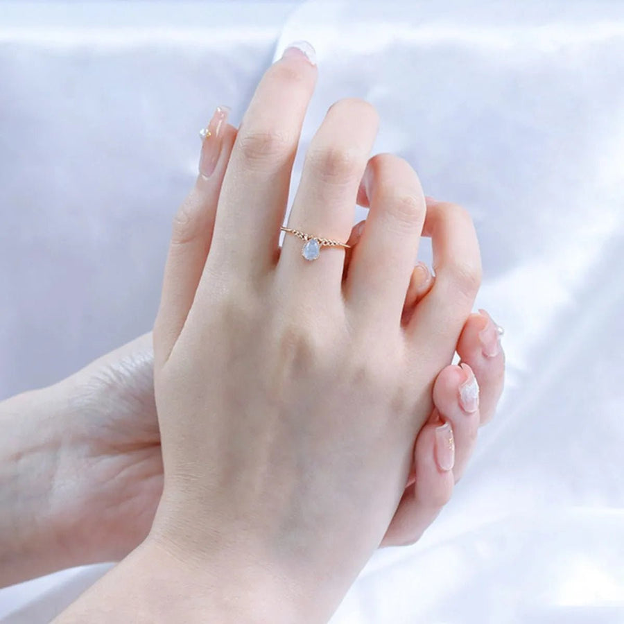 925 Sterling Silver Zircon Ring - Coolpeacock