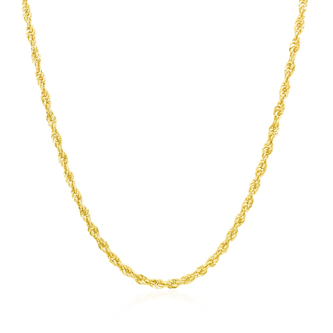 14k Yellow Gold Light Rope Chain (2.00 mm)