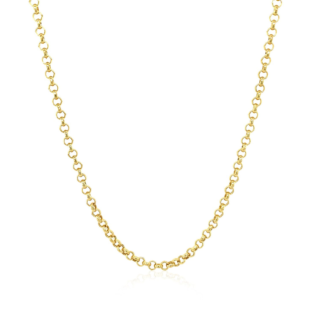 14k Yellow Gold Rolo Chain (2.50 mm)