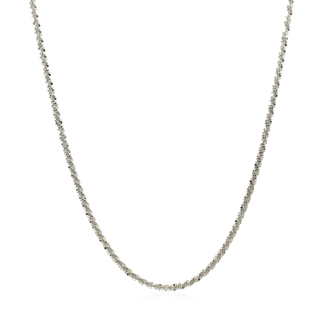 14k White Gold Sparkle Chain  (1.50 mm)