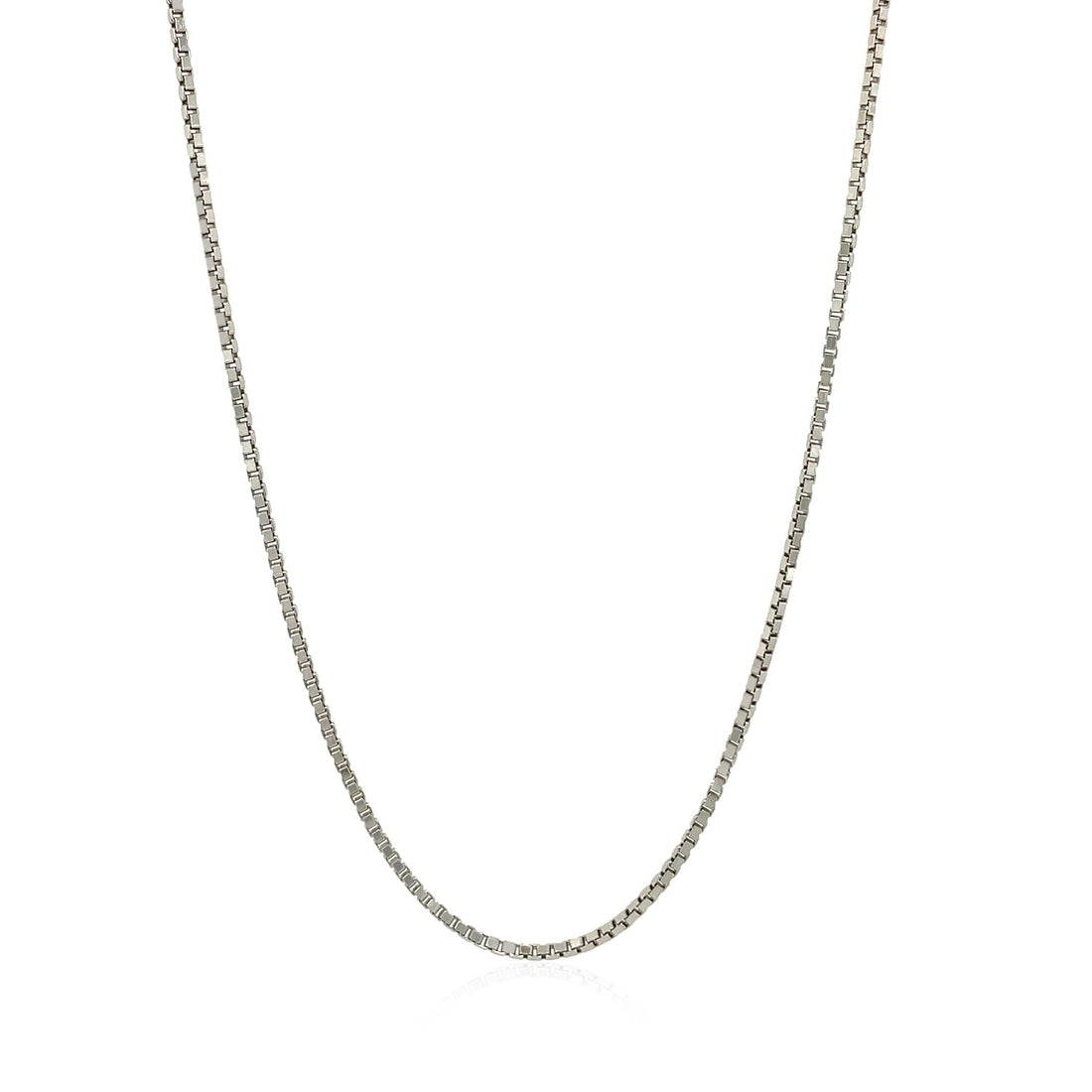 Sterling Silver 1.4mm Adjustable Box Chain (1.40 mm)