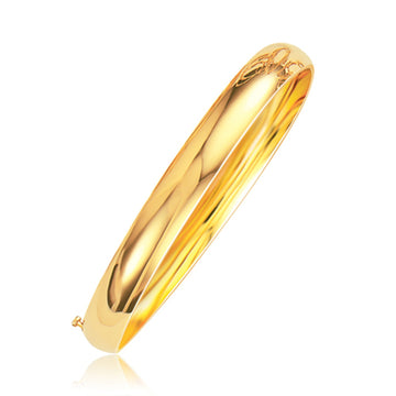 Classic Bangle in 14k Yellow Gold (8.00 mm)